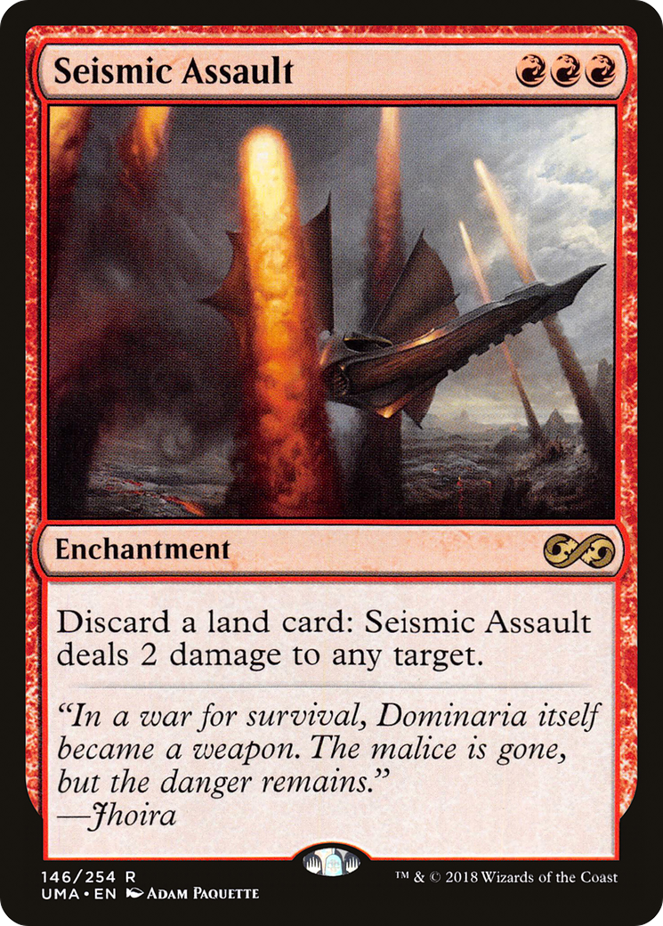 Seismic Assault (UMA-146) [Ultimate Masters] Foil MTG Single Wizards of the Coast