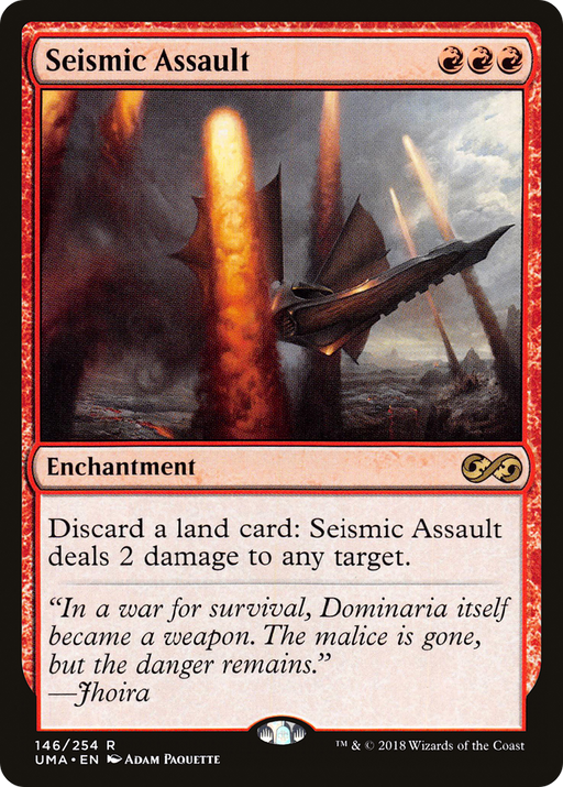 Seismic Assault (UMA-146) [Ultimate Masters] Foil MTG Single Wizards of the Coast