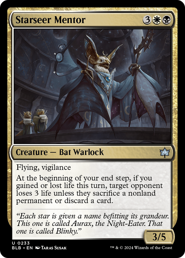 Starseer Mentor (BLB-233) [Bloomburrow] Foil MTG Single Wizards of the Coast