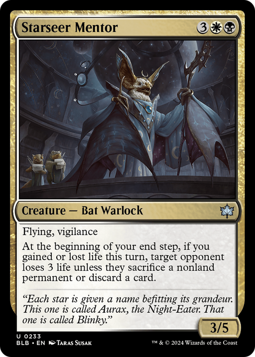 Starseer Mentor (BLB-233) [Bloomburrow] Foil MTG Single Wizards of the Coast