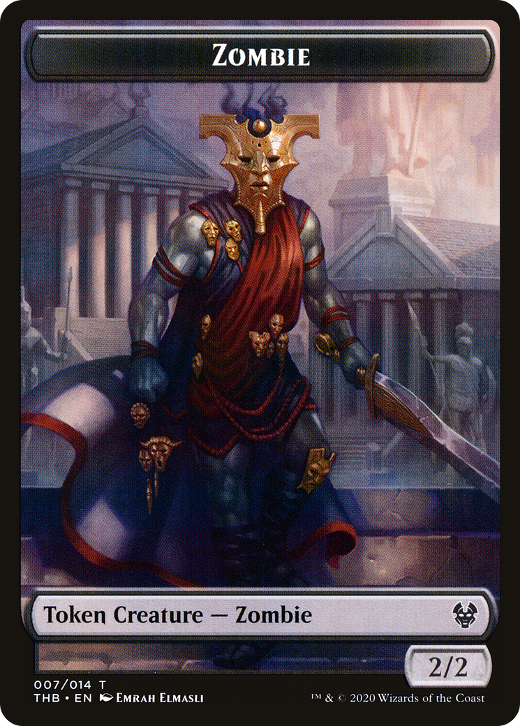 Zombie (TTHB-007) [Tokens] Theros Beyond Death Tokens Foil MTG Single Wizards of the Coast