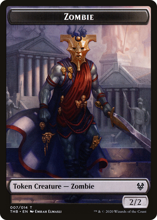 Zombie (TTHB-007) [Tokens] Theros Beyond Death Tokens Foil MTG Single Wizards of the Coast