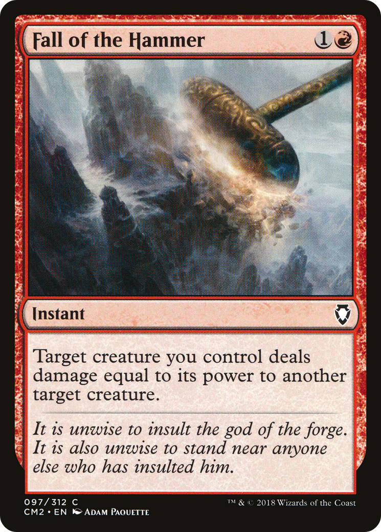 Fall of the Hammer (CM2-097) [Commander Anthology Volume II] MTG Single Wizards of the Coast