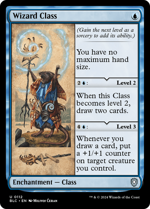 Wizard Class (BLC-112) [Bloomburrow Commander] MTG Single Wizards of the Coast