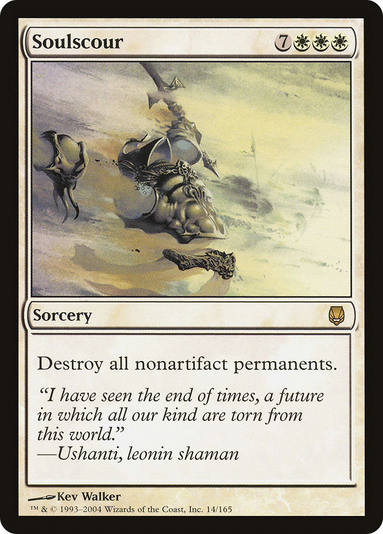 Soulscour (DST-014) [Darksteel] MTG Single Wizards of the Coast