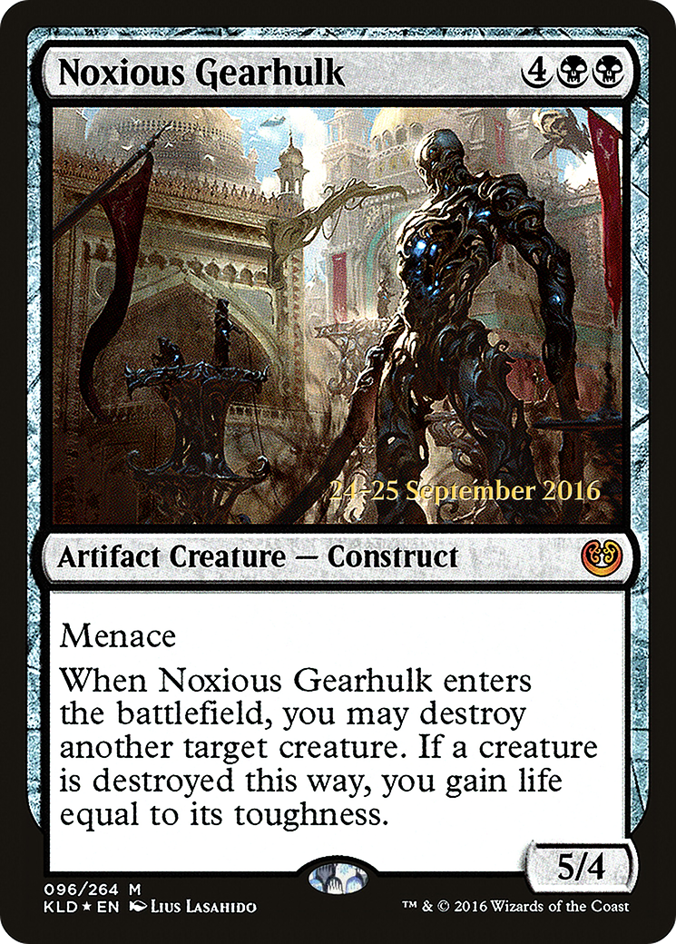 Noxious Gearhulk (PRE-096) [Kaladesh Promos] Foil MTG Single Wizards of the Coast