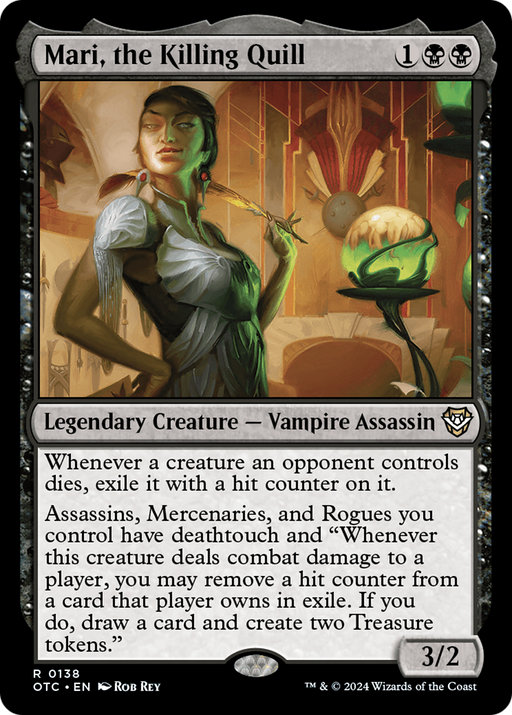 Mari, the Killing Quill (OTC-138) [Outlaws of Thunder Junction Commander] MTG Single Wizards of the Coast