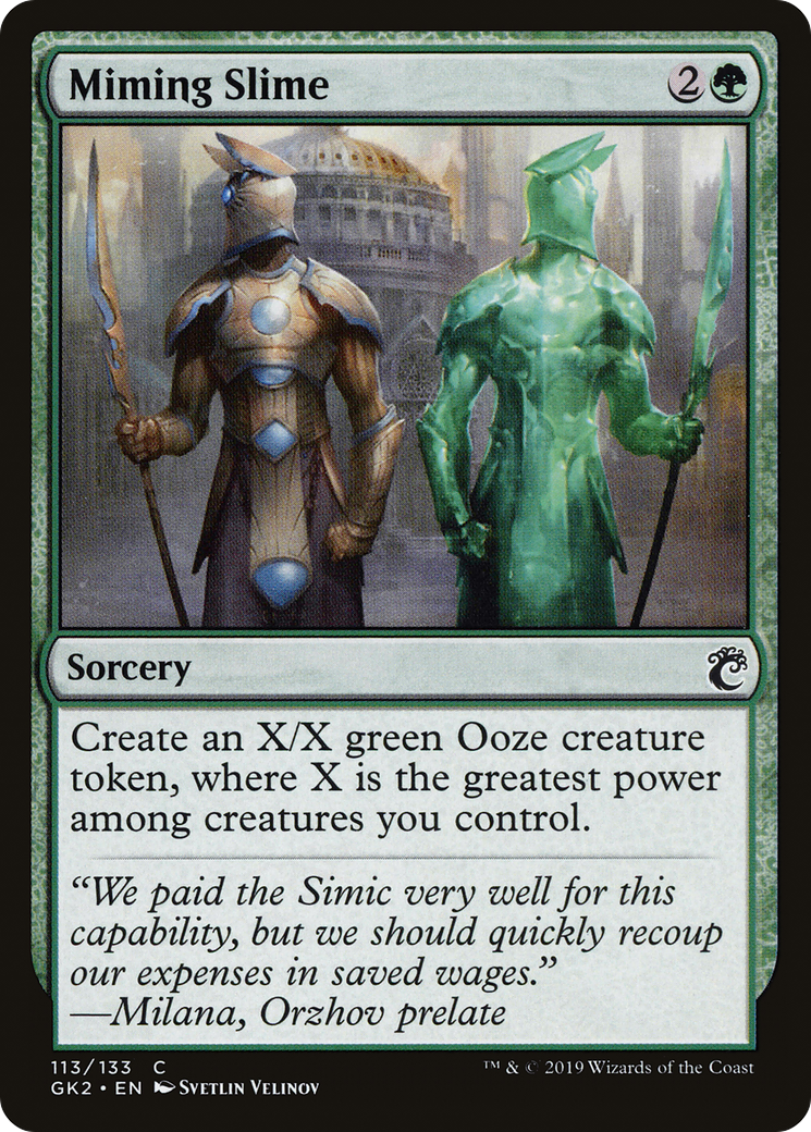 Miming Slime (GK2-113) [Misc] RNA Guild Kit MTG Single Wizards of the Coast