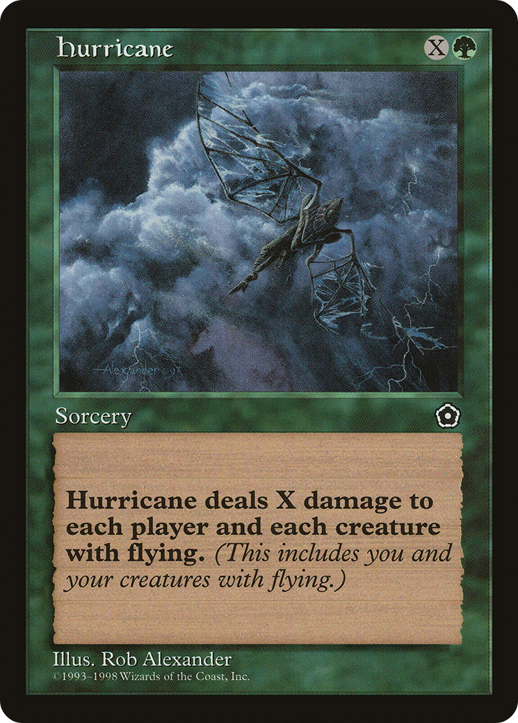 Hurricane (P02-) [Misc] Portal Second Age MTG Single Wizards of the Coast