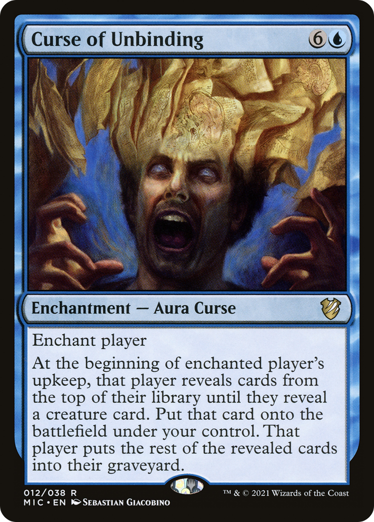 Curse of Unbinding (MIC-012) [Midnight Hunt Commander] MTG Single Wizards of the Coast
