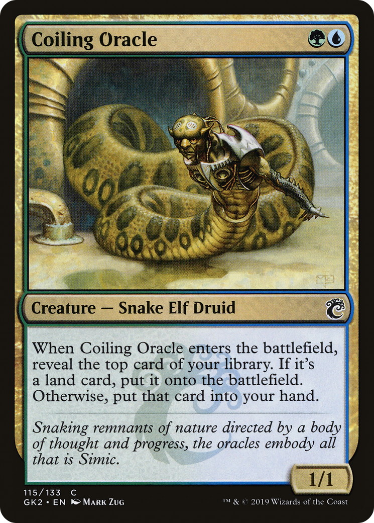 Coiling Oracle (GK2-115) [Misc] RNA Guild Kit MTG Single Wizards of the Coast