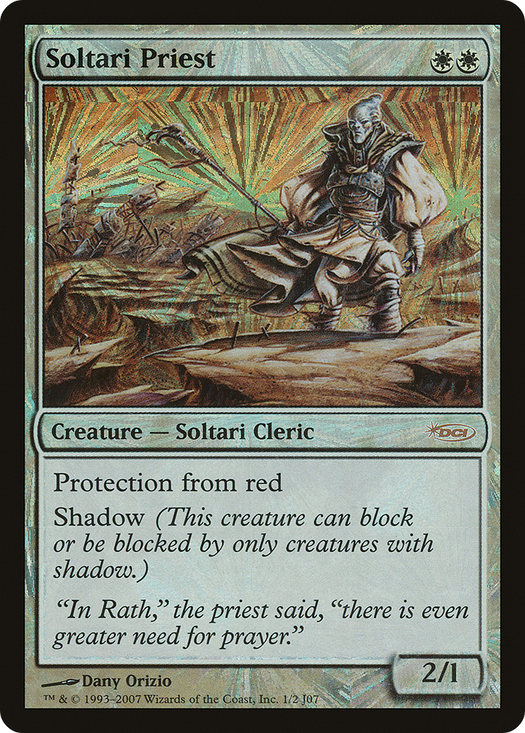 Soltari Priest (Scholarship Series) (JSS-001) [Misc] Junior Super Series Foil MTG Single Wizards of the Coast