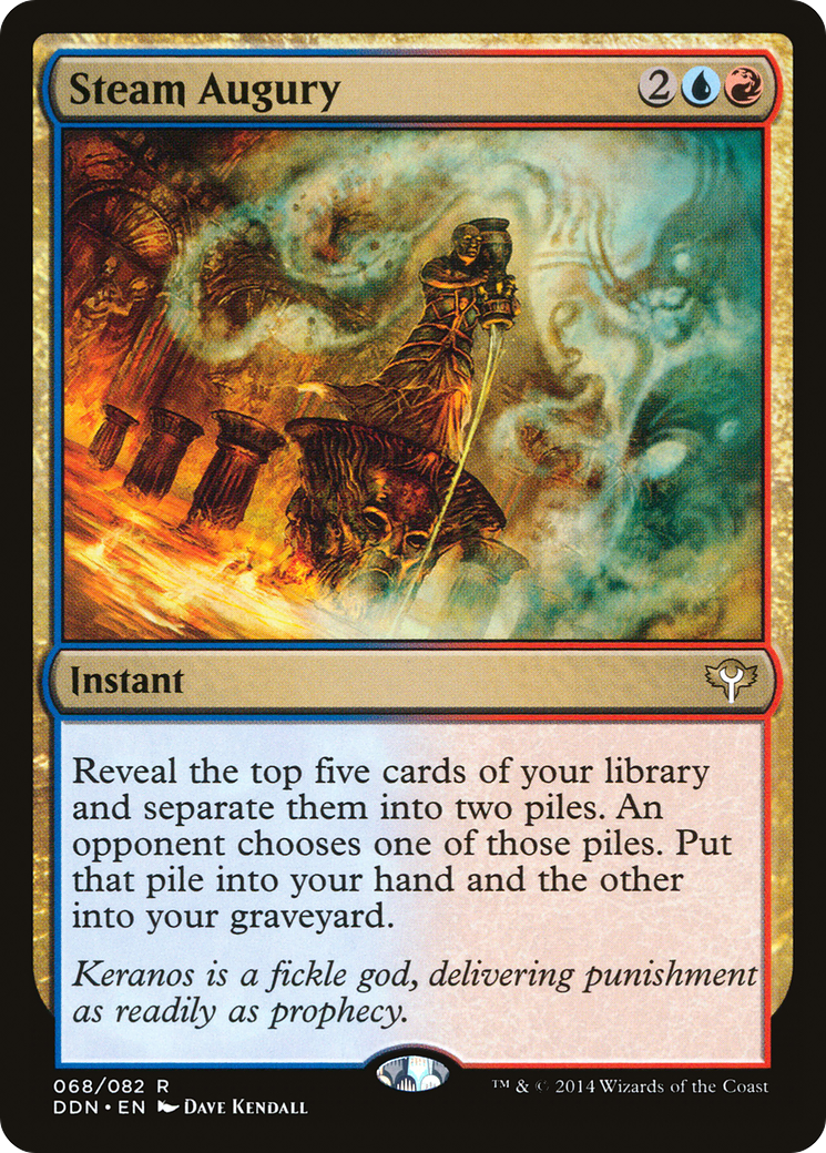 Steam Augury (DDN-068) [Misc] Duel Decks: Speed vs. Cunning MTG Single Wizards of the Coast