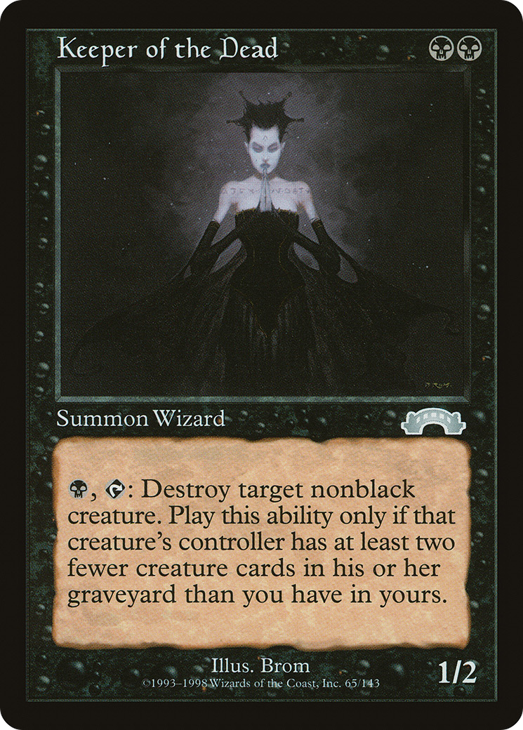 Keeper of the Dead (EXO-065) [Exodus] MTG Single Wizards of the Coast