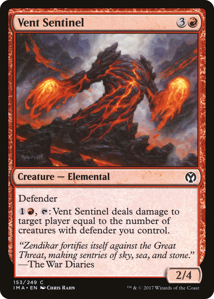 Vent Sentinel (IMA-153) [Iconic Masters] Foil MTG Single Wizards of the Coast