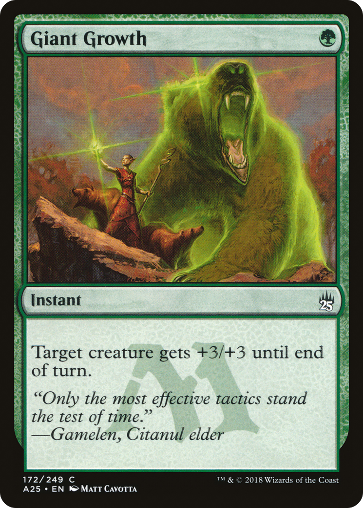 Giant Growth (A25-172) [Masters 25] MTG Single Wizards of the Coast