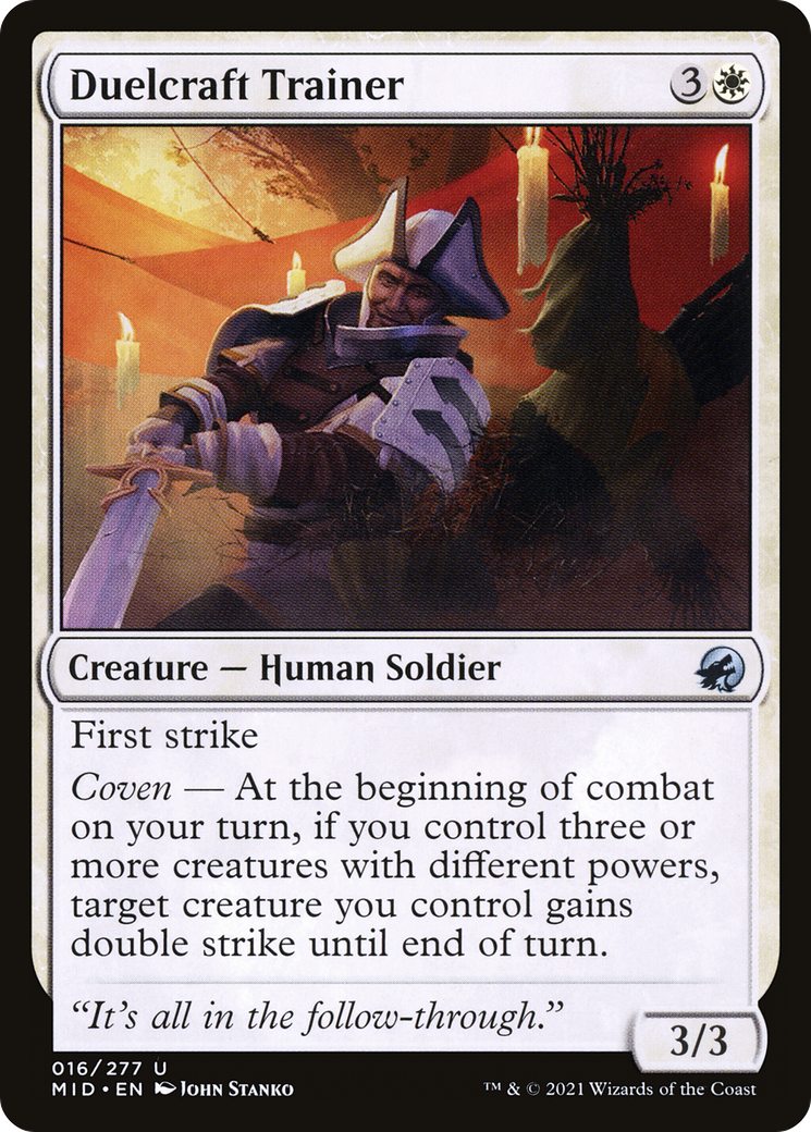 Duelcraft Trainer (MID-016) [Innistrad: Midnight Hunt] MTG Single Wizards of the Coast