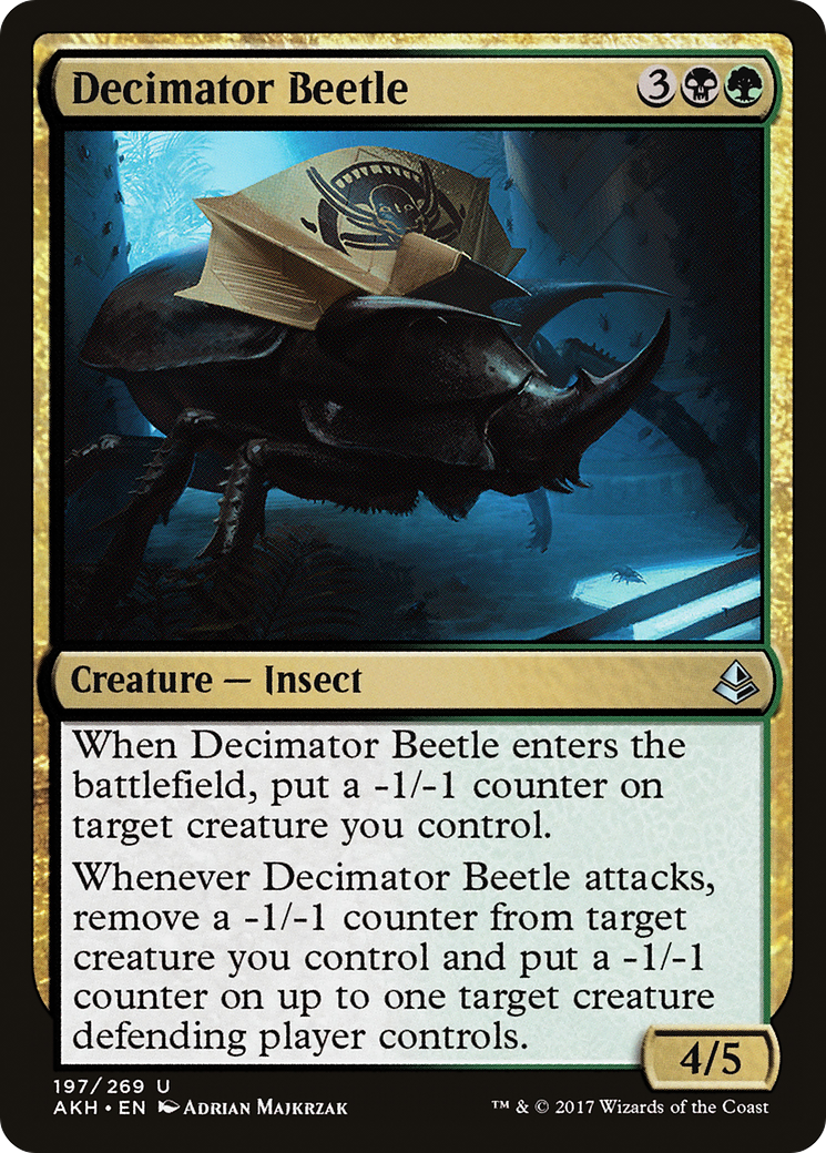 Decimator Beetle (AKH-197) [Amonkhet] MTG Single Wizards of the Coast