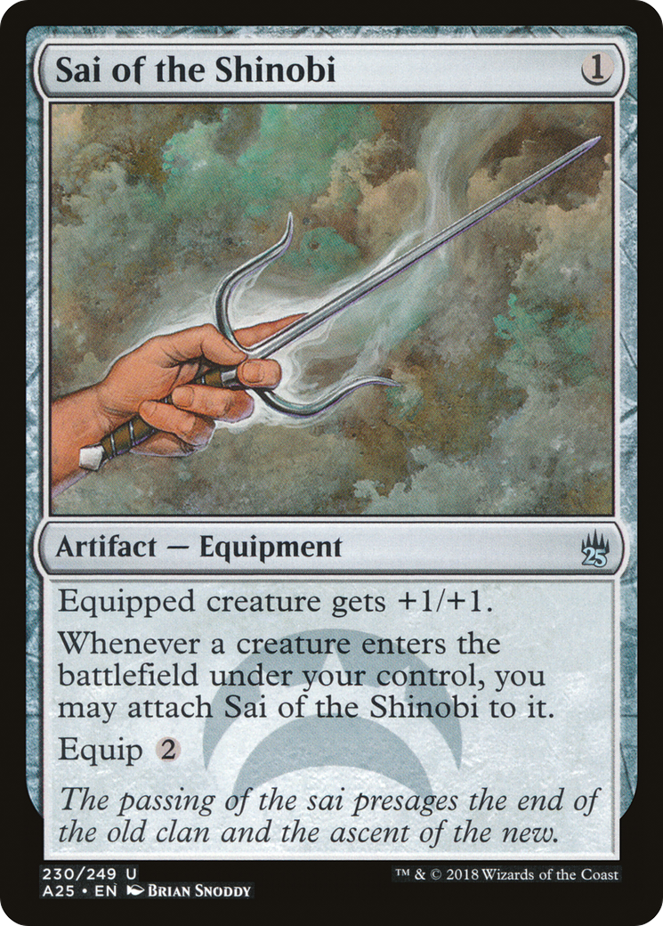 Sai of the Shinobi (A25-230) [Masters 25] MTG Single Wizards of the Coast