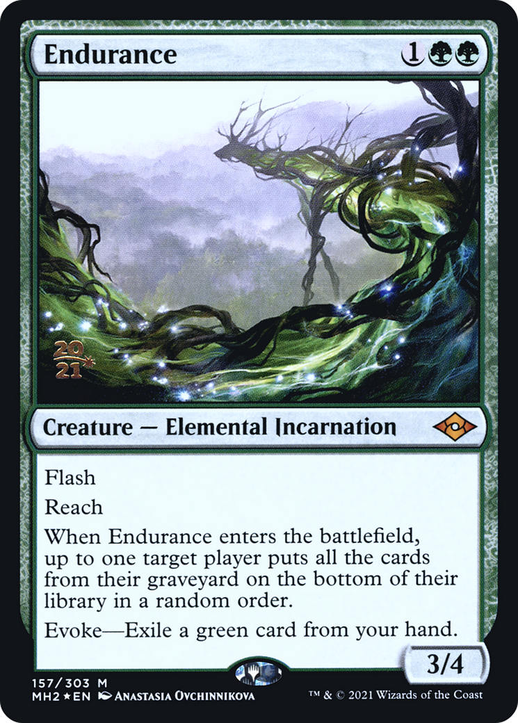 Endurance (PRE-157) [Modern Horizons 2 Promos] Foil MTG Single Wizards of the Coast