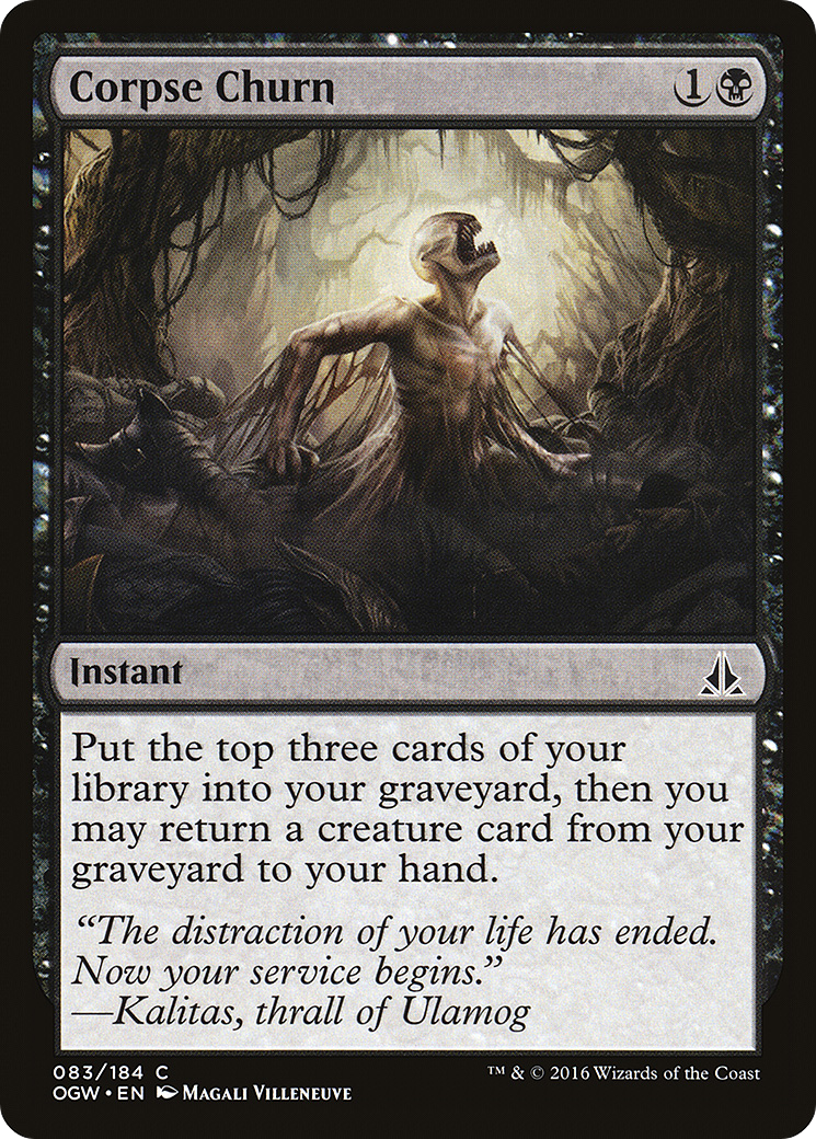 Corpse Churn (OGW-083) [Oath of the Gatewatch] Foil MTG Single Wizards of the Coast