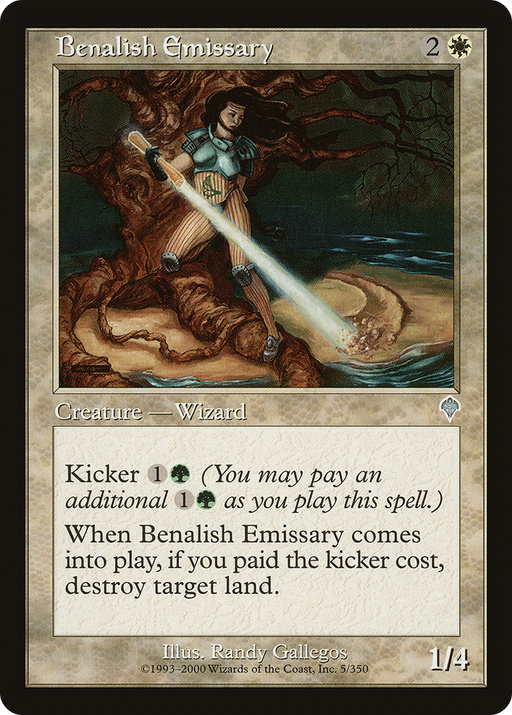 Benalish Emissary (INV-005) [Invasion] MTG Single Wizards of the Coast