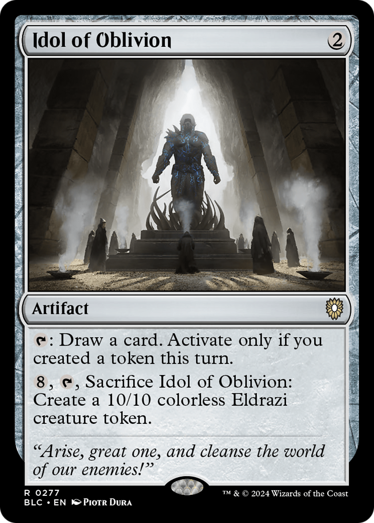 Idol of Oblivion (BLC-277) [Bloomburrow Commander] MTG Single Wizards of the Coast