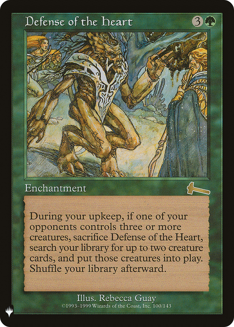 Defense of the Heart (LIST-100) [Mystery Booster] The List MTG Single Wizards of the Coast
