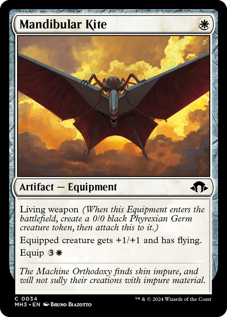 Mandibular Kite (MH3-034) [Modern Horizons 3] Foil MTG Single Modern Horizons 3