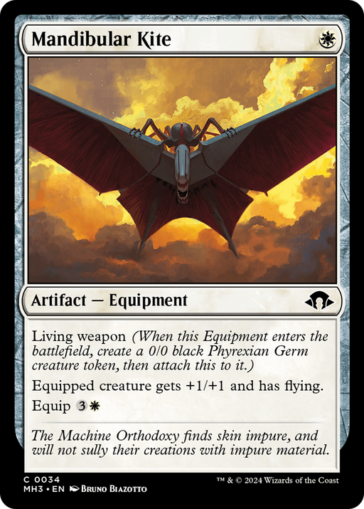 Mandibular Kite (MH3-034) [Modern Horizons 3] Foil MTG Single Modern Horizons 3