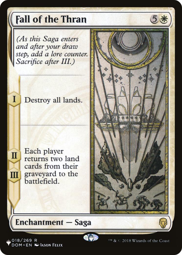Fall of the Thran (LIST-DOM-18) [Mystery Booster] The List MTG Single Wizards of the Coast