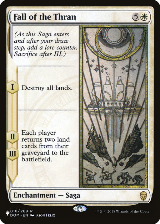 Fall of the Thran (LIST-DOM-18) [Mystery Booster] The List MTG Single Wizards of the Coast