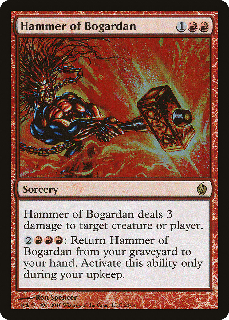 Hammer of Bogardan (PD2-023) [Misc] Premium Deck Series: Fire and Lightning Foil MTG Single Wizards of the Coast