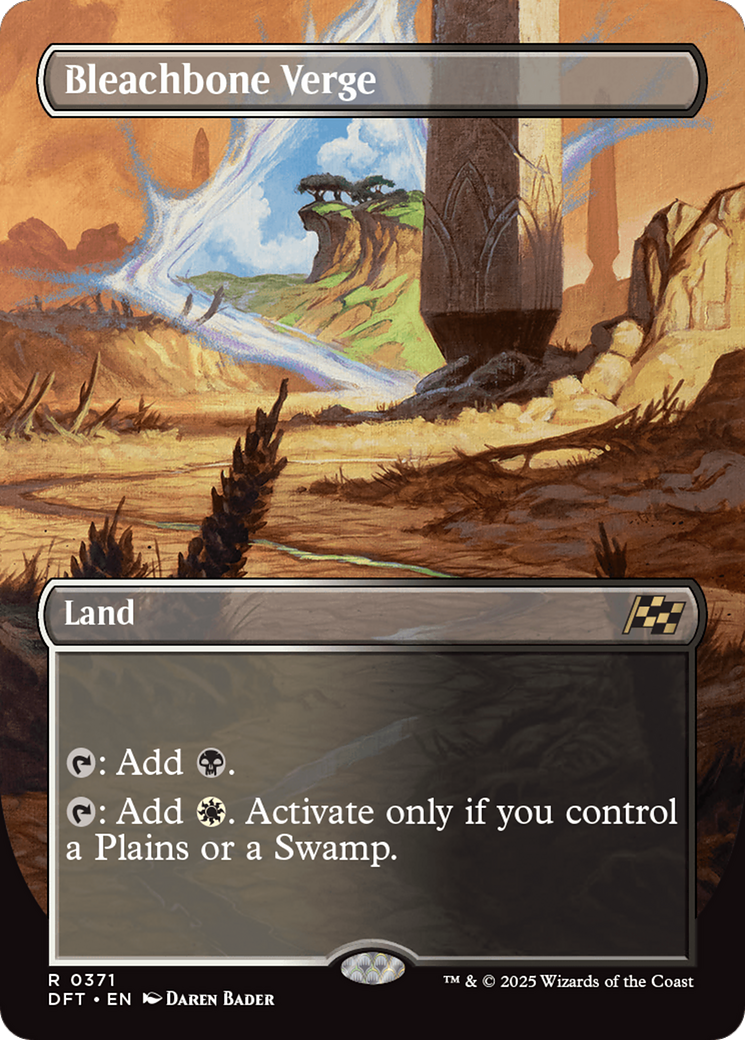 Bleachbone Verge (DFT-371) [Aetherdrift] (Borderless) MTG Single Wizards of the Coast