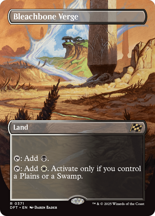Bleachbone Verge (DFT-371) [Aetherdrift] (Borderless) MTG Single Wizards of the Coast