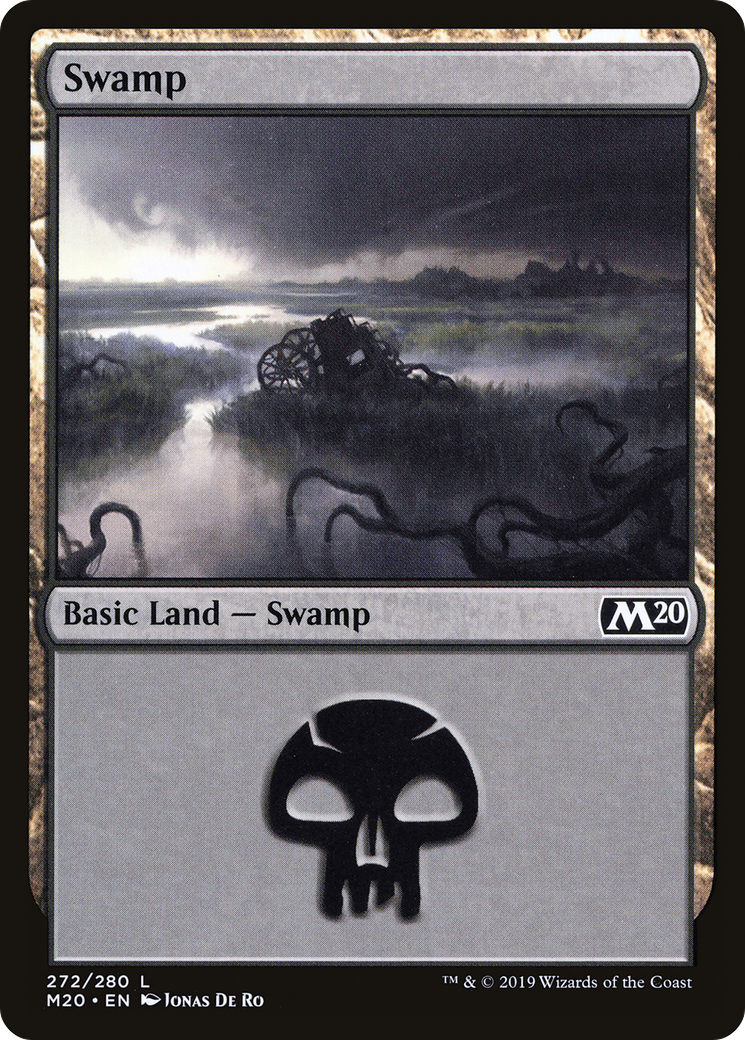 Swamp (M20-272) [Core Set 2020] Foil MTG Single Wizards of the Coast