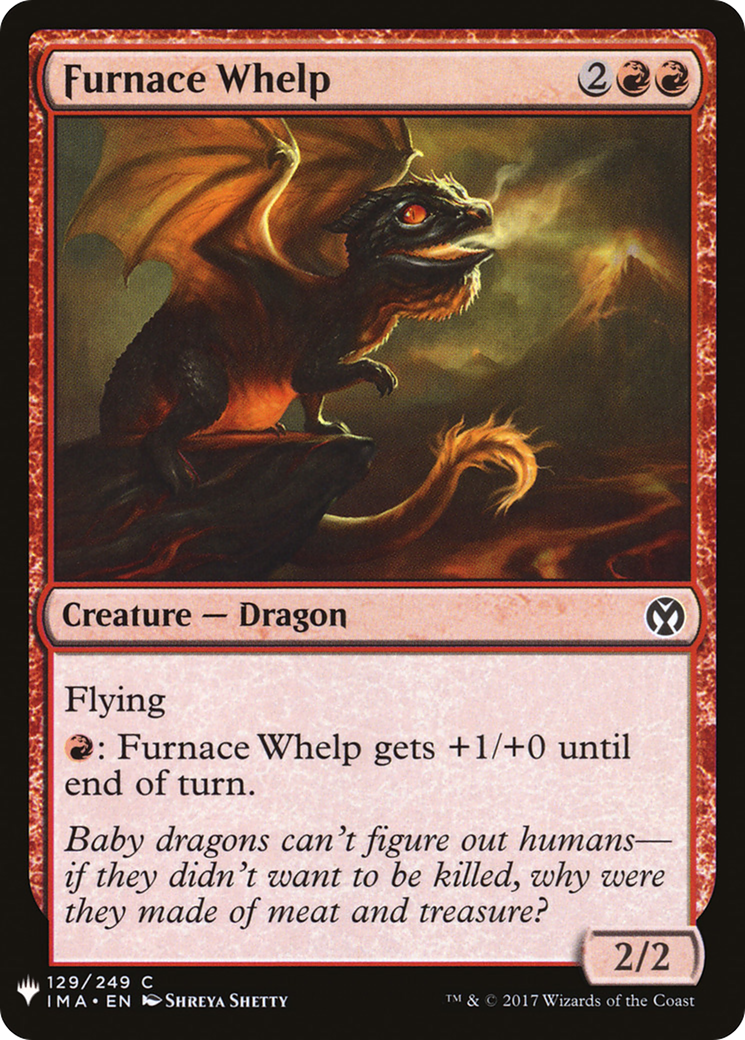 Furnace Whelp (LIST-IMA-129) [Mystery Booster] The List MTG Single Wizards of the Coast