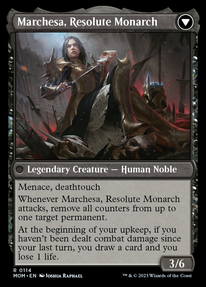 Invasion of Fiora // Marchesa, Resolute Monarch [March of the Machine] MTG Single Magic: The Gathering   