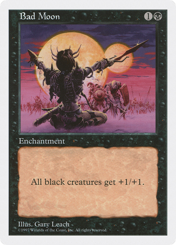 Bad Moon (5ED-) [Fifth Edition] MTG Single Wizards of the Coast