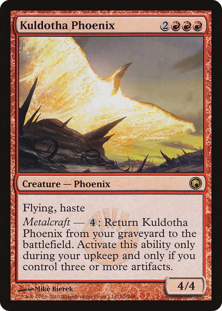 Kuldotha Phoenix (SOM-095) [Scars of Mirrodin] MTG Single Wizards of the Coast
