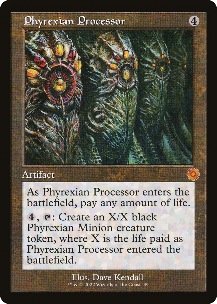 Phyrexian Processor (BRR-039) [The Brothers' War Retro Artifacts] Foil MTG Single Wizards of the Coast