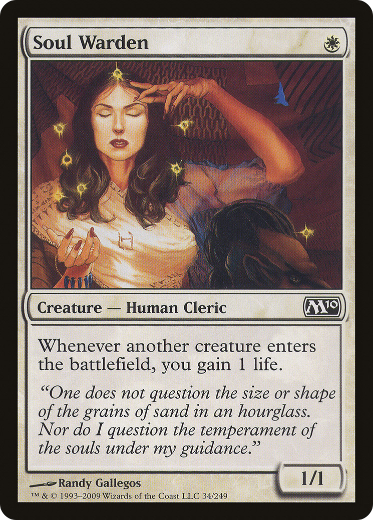 Soul Warden (M10-034) [Magic 2010] Foil MTG Single Wizards of the Coast