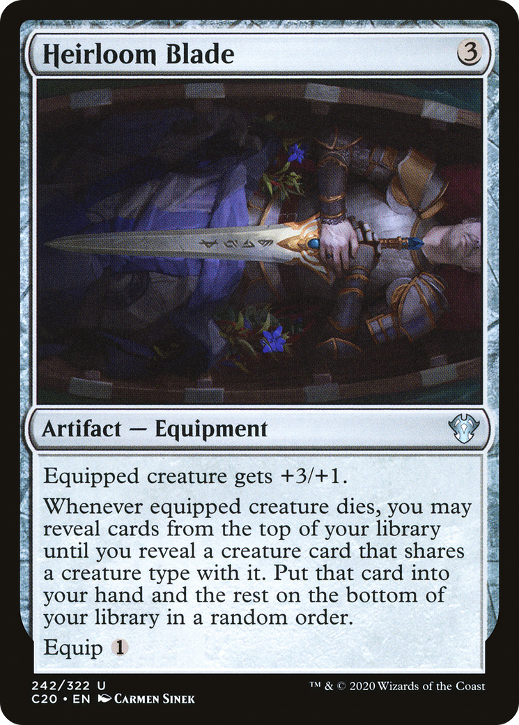 Heirloom Blade (C20-242) [Commander 2020] MTG Single Wizards of the Coast