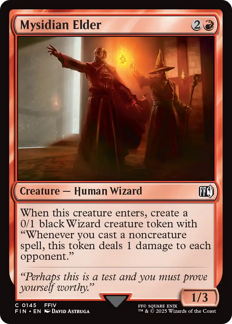 Mysidian Elder (FIN-145) [FINAL FANTASY] MTG Single Wizards of the Coast