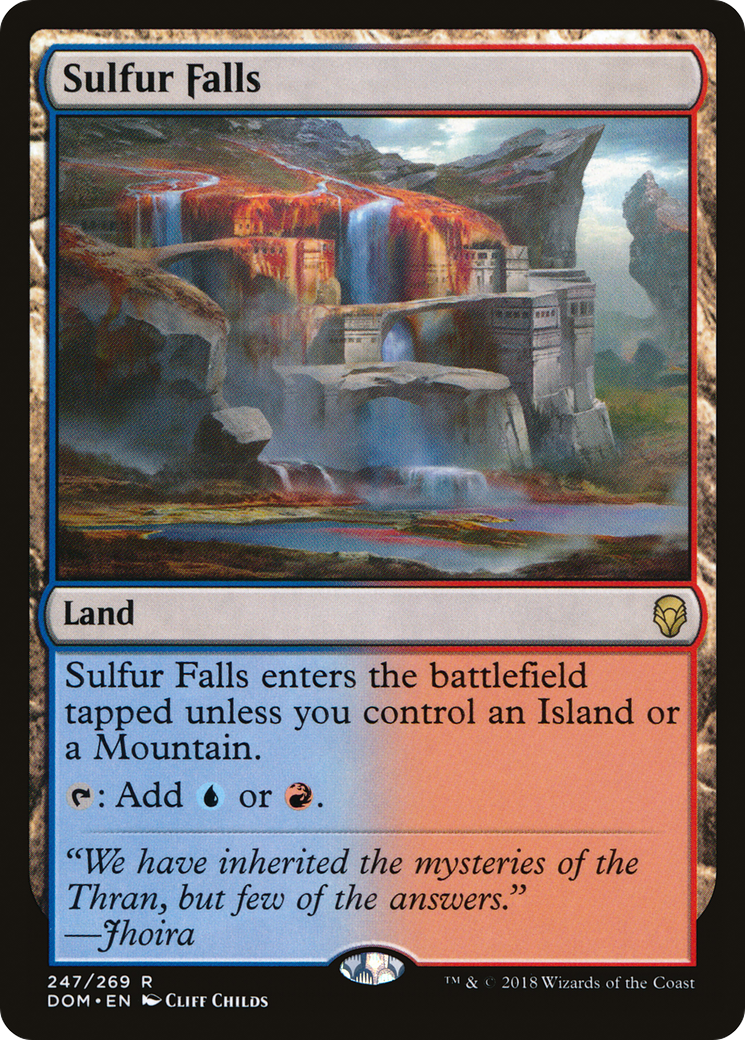 Sulfur Falls (DOM-247) [Dominaria] MTG Single Wizards of the Coast