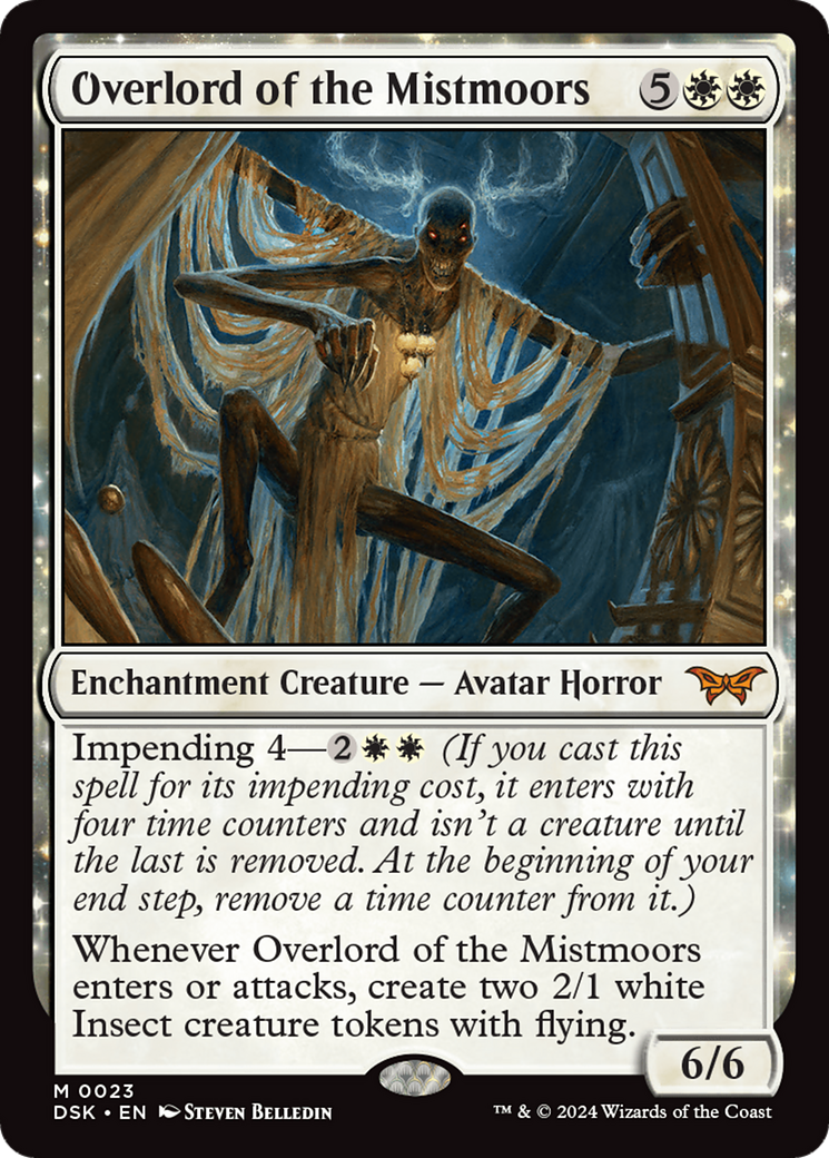 Overlord of the Mistmoors (DSK-023) [Duskmourn: House of Horror] Foil MTG Single Wizards of the Coast