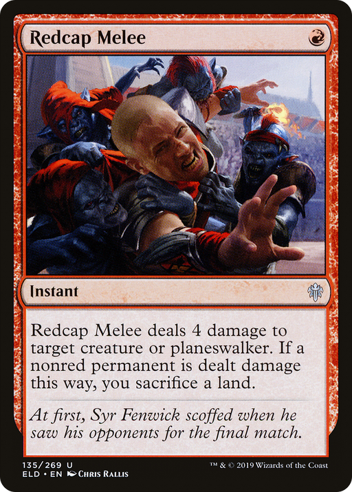 Redcap Melee (ELD-135) [Throne of Eldraine] Foil MTG Single Wizards of the Coast