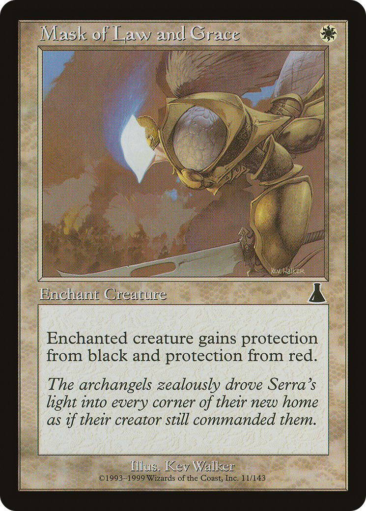 Mask of Law and Grace (UDS-011) [Urza's Destiny] MTG Single Wizards of the Coast