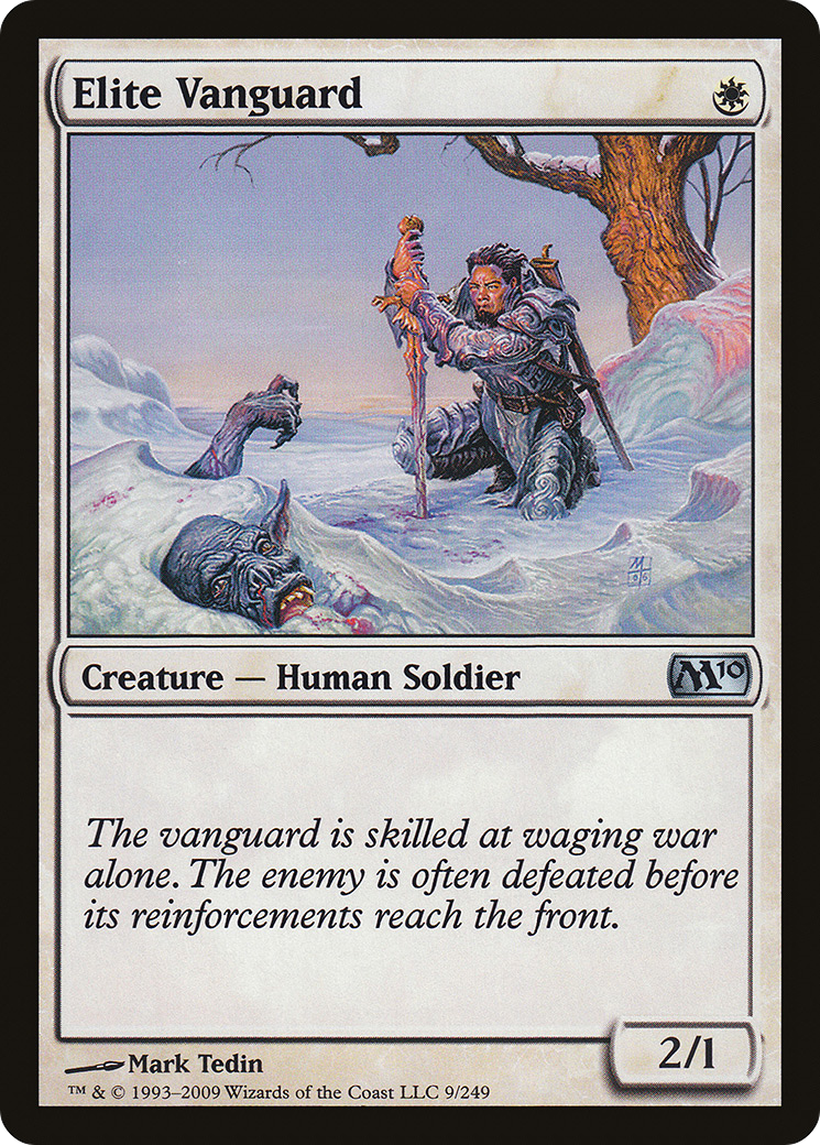 Elite Vanguard (M10-009) [Magic 2010] Foil MTG Single Wizards of the Coast
