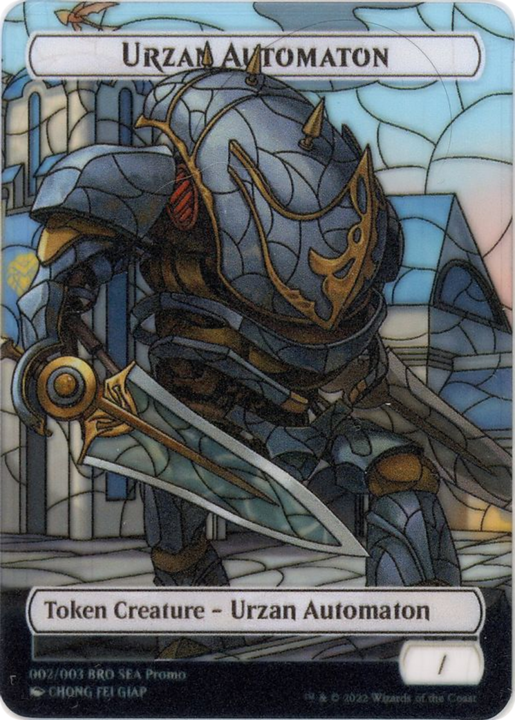 Urzan Automaton (PTBRO-002) [Tokens] The Brothers' War Southeast Asia Tokens (Full Art) MTG Single Wizards of the Coast